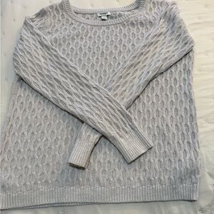Old Navy Gray Knit Sweater Size Large